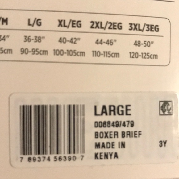 NWT $25 JOCKEY Zero-Chafe Pouch Mens Boxer Briefs - 3 pack  6” Inseam - Picture 16 of 16